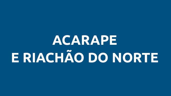 Acarape e Riachão do Norte