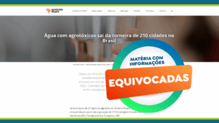 Cagece informa que não há agrotóxico em água tratada no Ceará