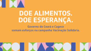 Cagece arrecada alimentos para a campanha Vacinação Solidária