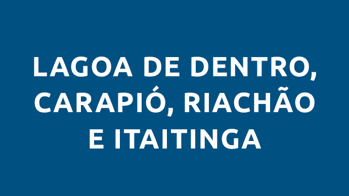 Lagoa de Dentro, Carapió, Riachão e Itaitinga