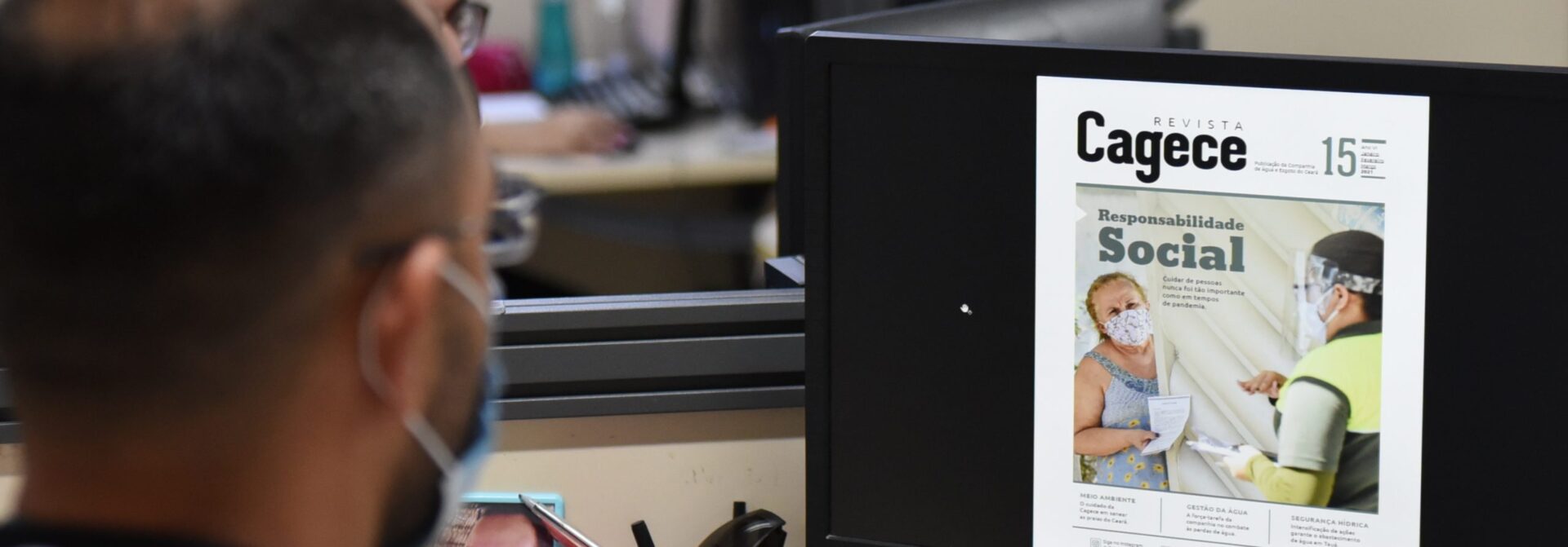 Nova edição da Revista Cagece traz expectativas para o futuro e atuação da empresa na pandemia