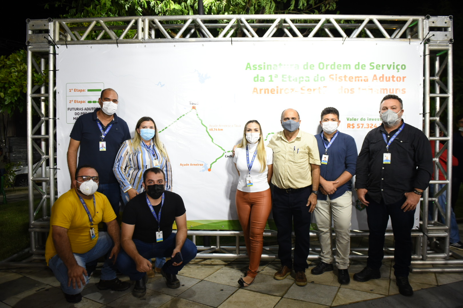 Assinada ordem de serviço para a execução do Sistema Adutor Arneiroz