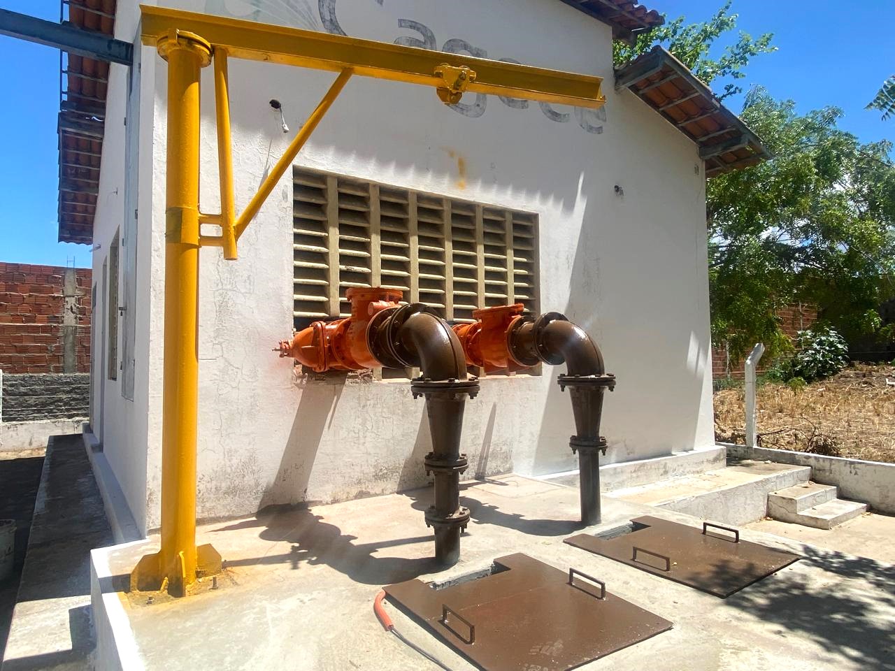 Cagece realiza melhorias no sistema de esgotamento sanitário em Barro