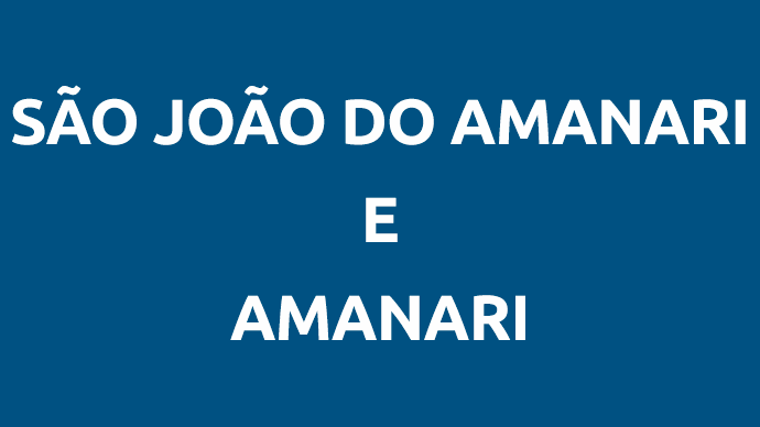 São Joao Do Amanari e Amanari