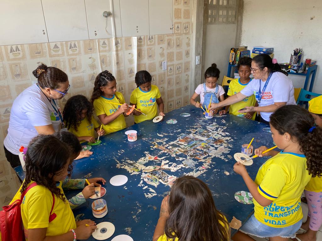 Programa Reciclocidades realiza oficinas para crianças na Estação das Artes