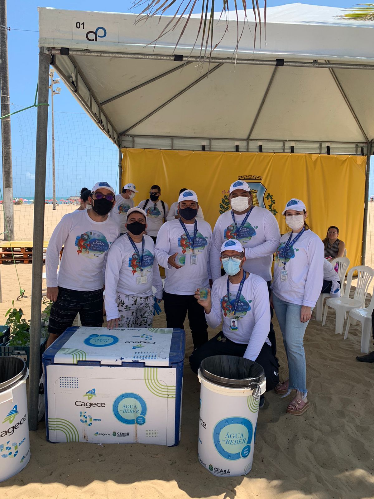 Cagece participa de ações ambientais da Sema pelo Dia Mundial da Limpeza