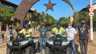 Em Canoa Quebrada, Cagece investe em quadriciclos para auxiliar nas atividades de campo