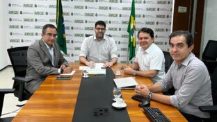 Relações institucionais: Cagece e Arce discutem regulação do setor de saneamento