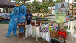 Cagece realiza ação educativa e oficina de materiais recicláveis em Jericoacoara