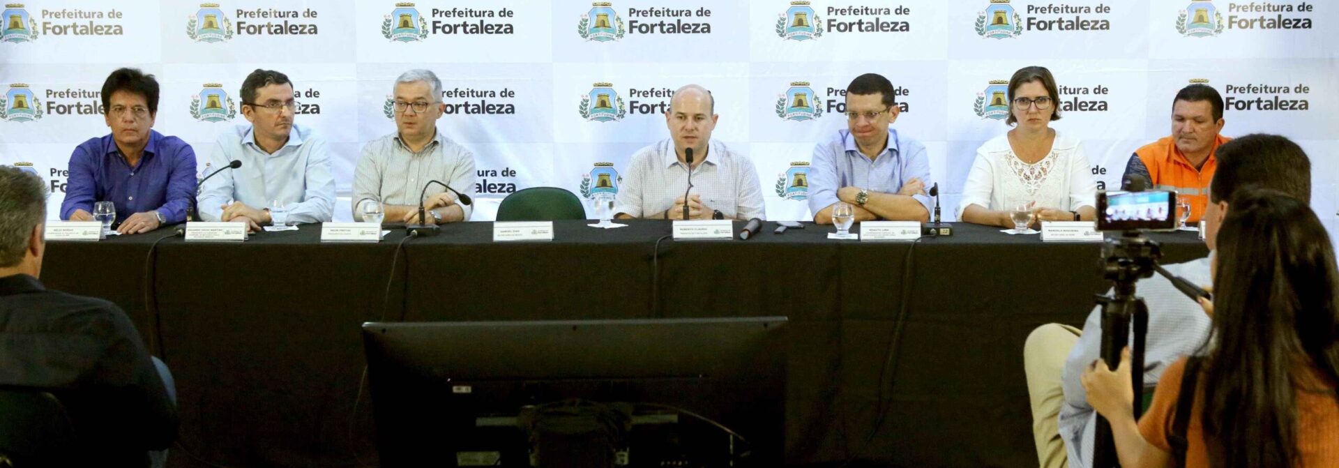 Cagece participa de coletiva sobre ações preventivas para a quadra chuvosa em Fortaleza