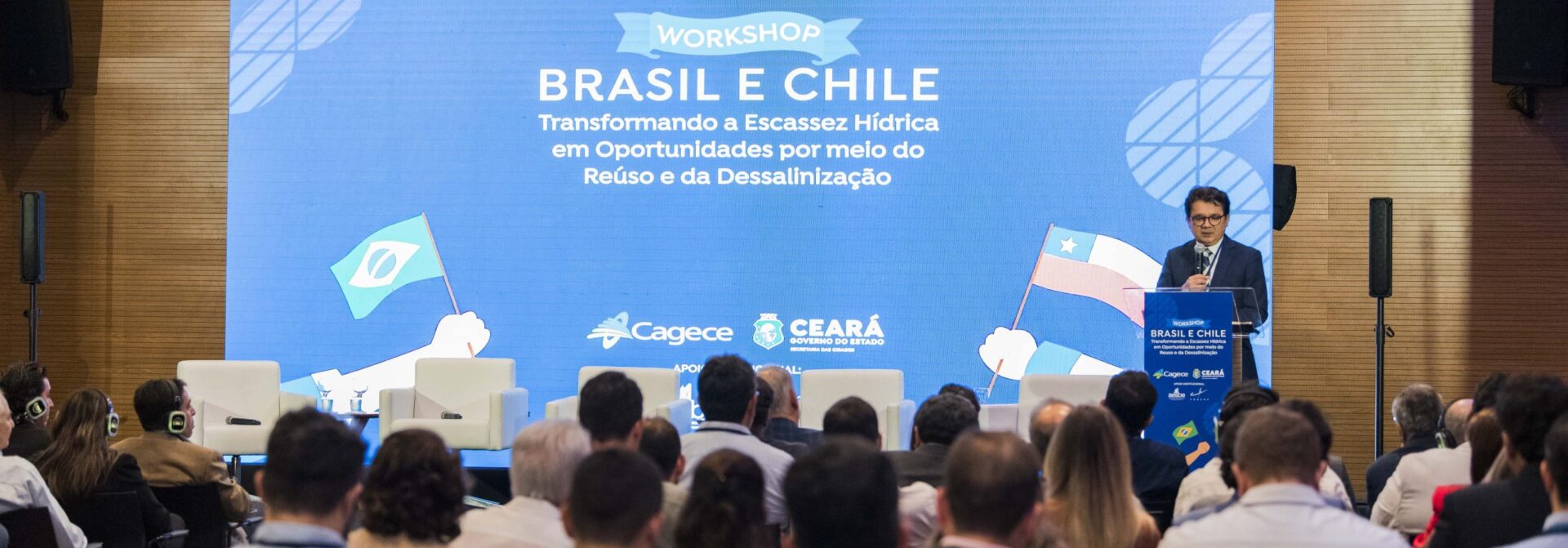Cagece promove workshop internacional de intercâmbio de experiências em segurança hídrica por meio do reúso e da dessalinização