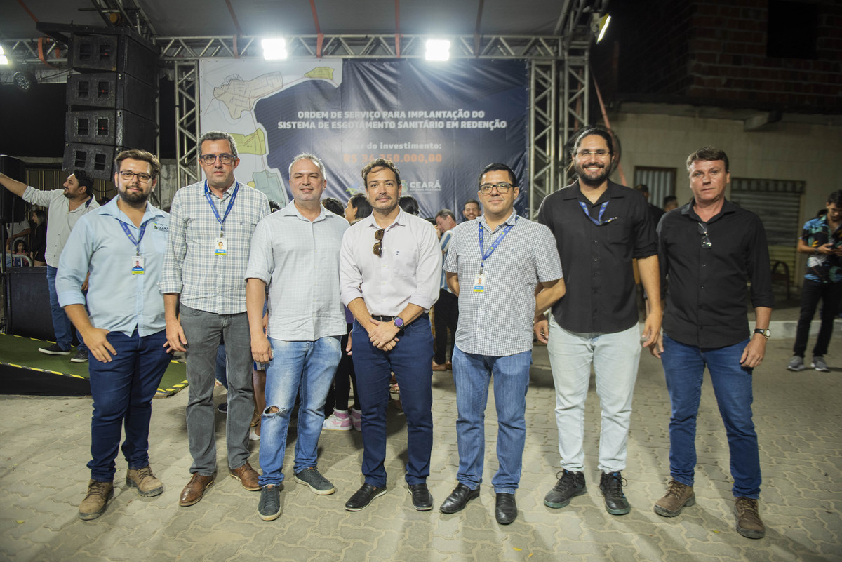 Cagece e Governo do Ceará assinaram ordem de serviço para execução do sistema de esgotamento sanitário no município de Redenção