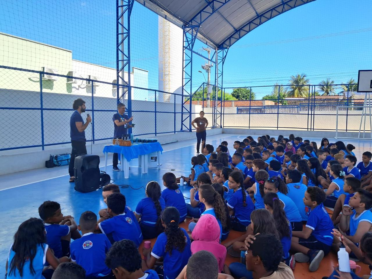 No Cariri, Cagece realiza ações socioeducativas em alusão ao mês mundial da água