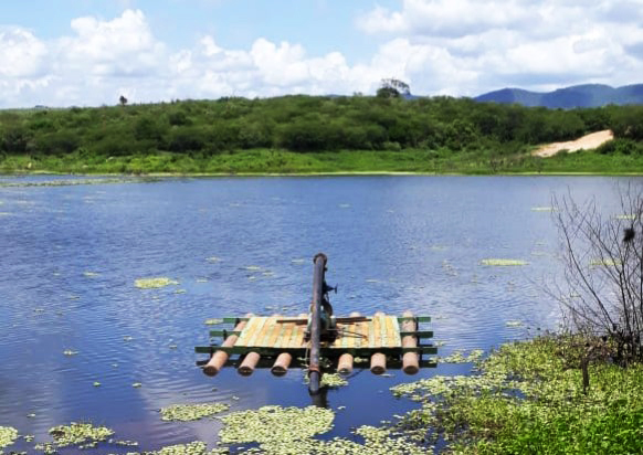 Cagece ativa captação de açude alternativo para reforçar abastecimento de Acopiara