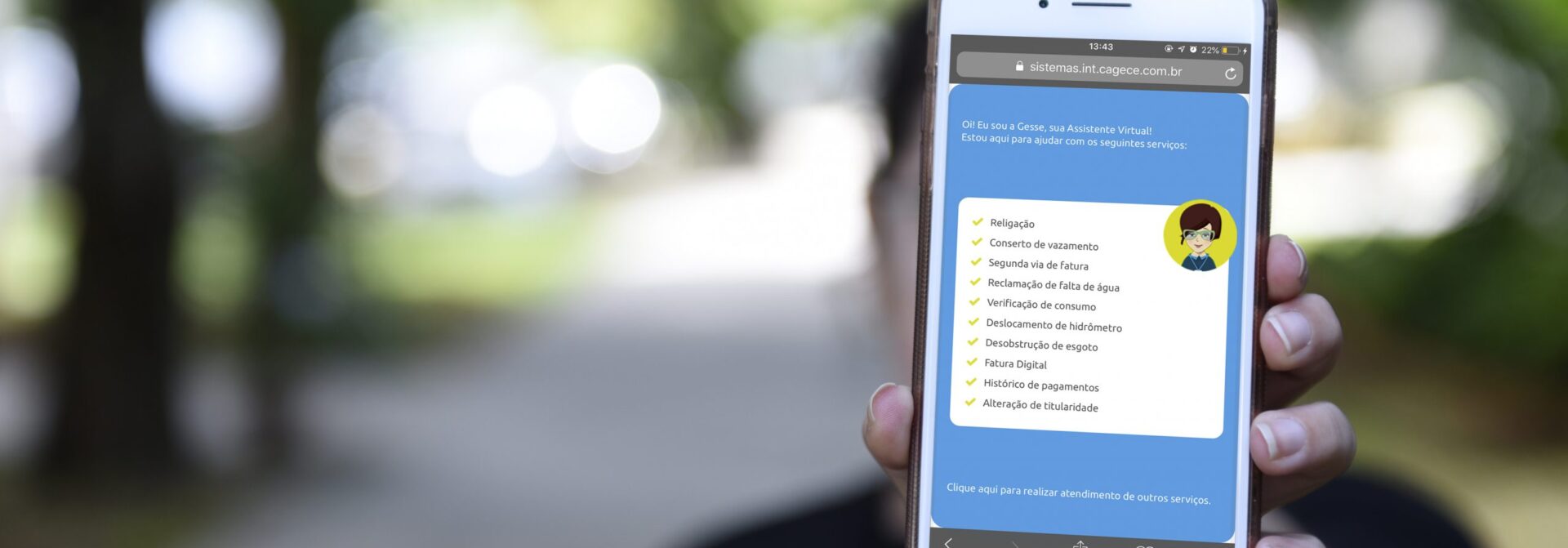 Cagece passa a atender exclusivamente por canais virtuais e Central Telefônica