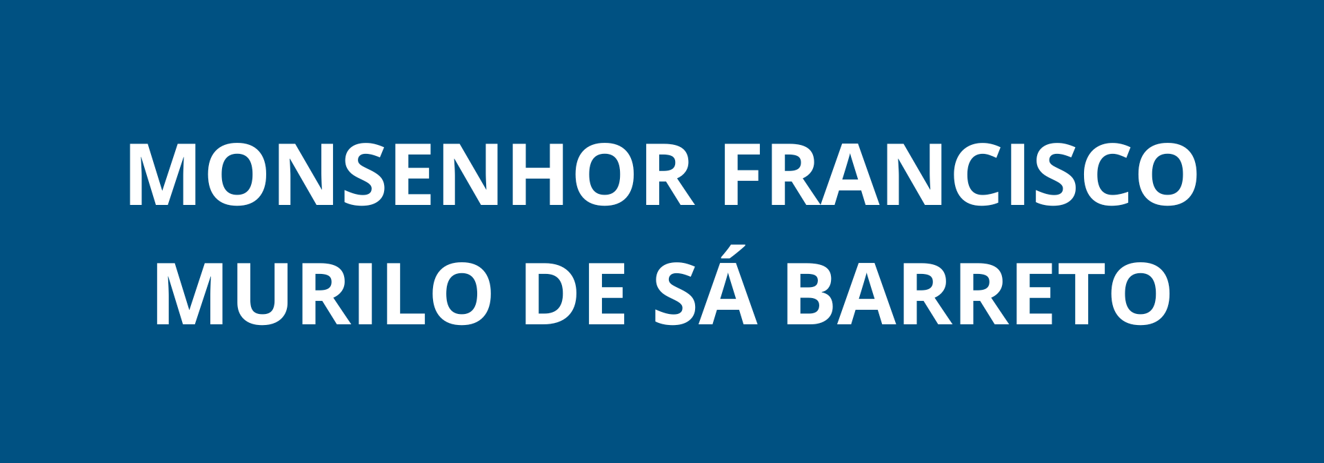 Monsenhor Francisco Murilo de Sá Barreto