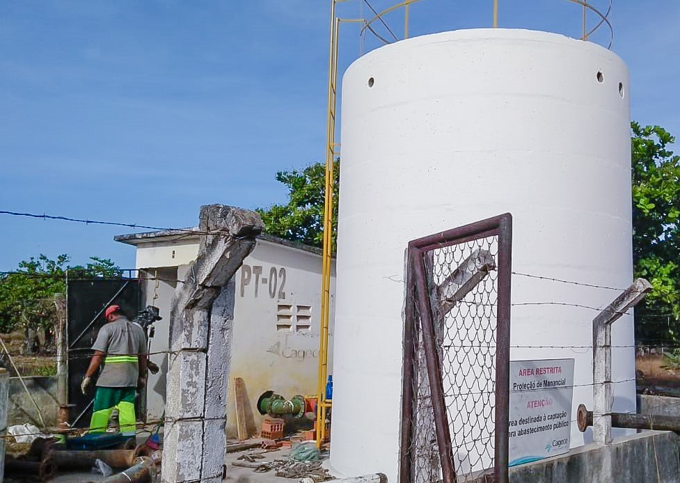 Cagece e SRH realizam ações conjuntas para melhorar o abastecimento em Jijoca de Jericoacoara