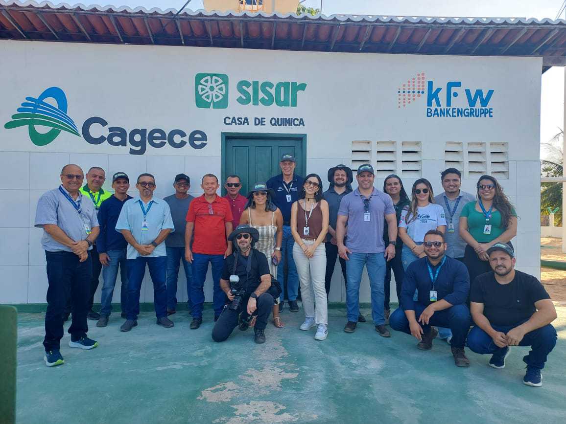 Representantes do Paraná visitam o Sistema Integrado de Saneamento Rural no Ceará
