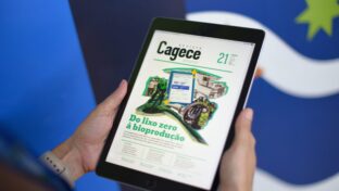 21ª edição da Revista Cagece destaca o protagonismo sustentável da companhia em transformar o que era lixo em bioproduto