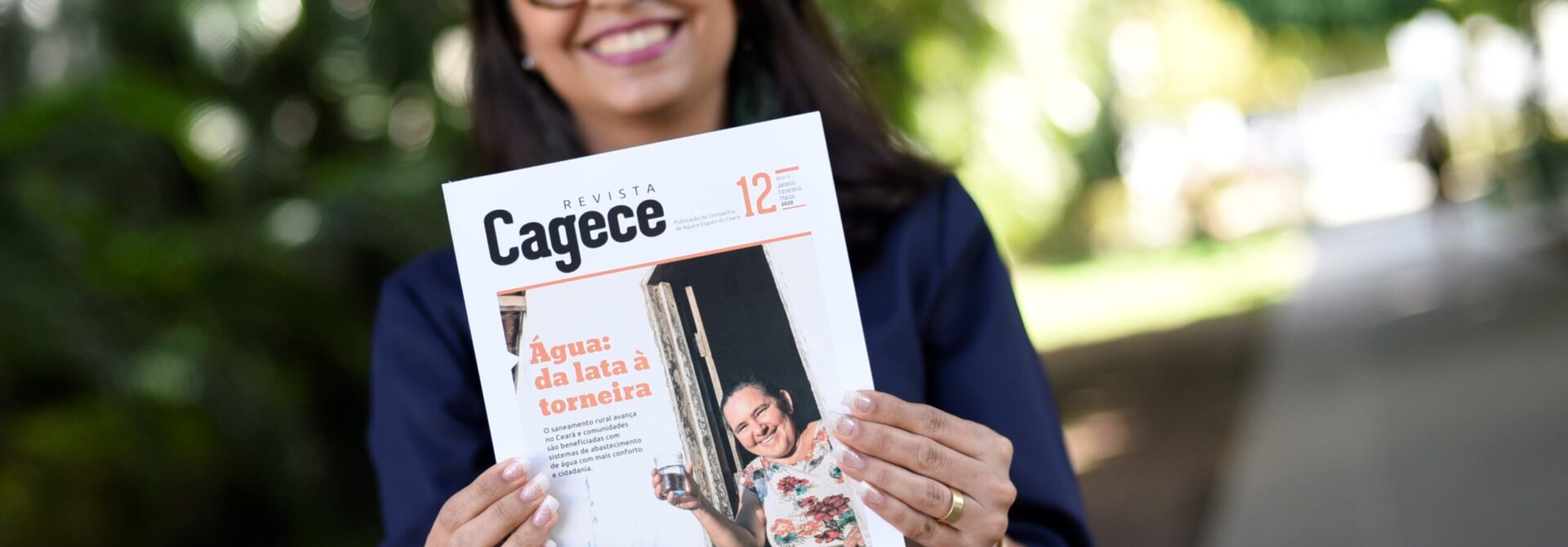 Nova edição da Revista Cagece destaca os impactos do acesso à água para os cearenses
