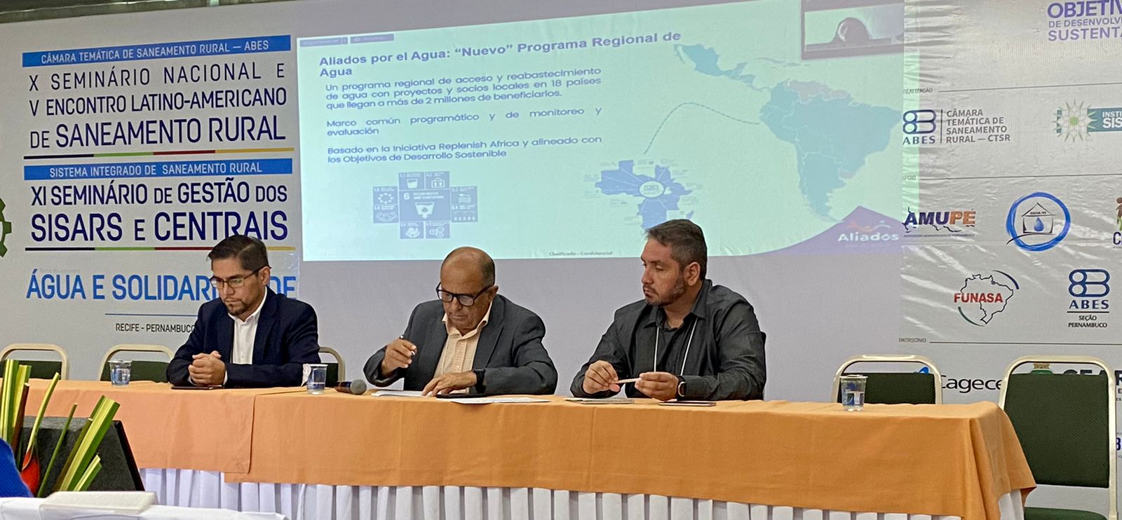 Evento internacional de saneamento rural conta com participação e apoio da Cagece