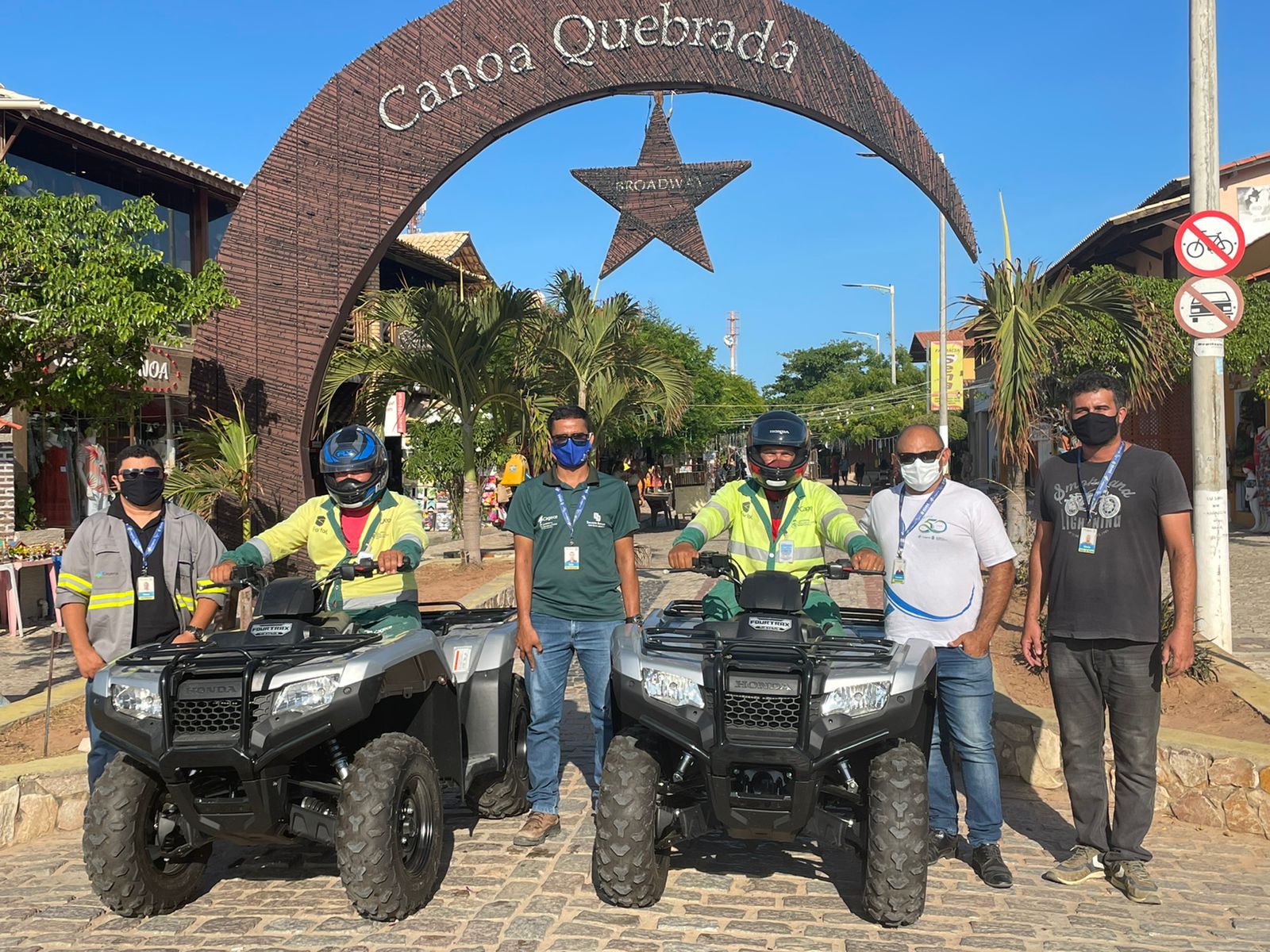 Em Canoa Quebrada, Cagece investe em quadriciclos para auxiliar nas atividades de campo