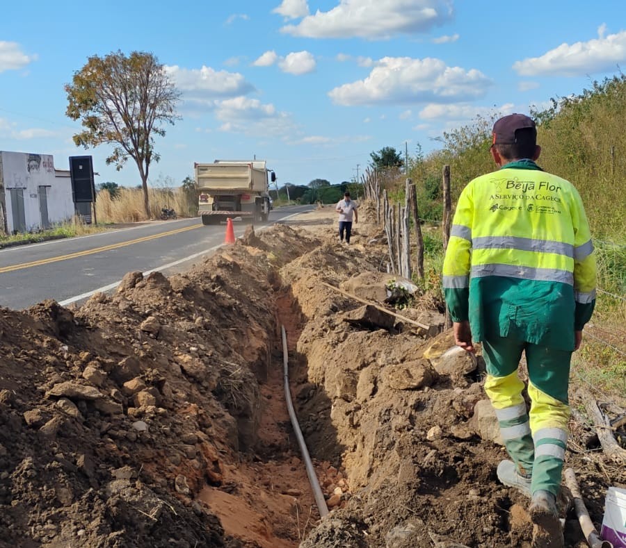 Cagece investe mais de R$ 560 mil em melhorias no abastecimento de Mororó, em Santana do Cariri